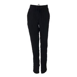 Sanctuary Black Dressy Drawstring Lightweight Ankle Jogger Pants Size S